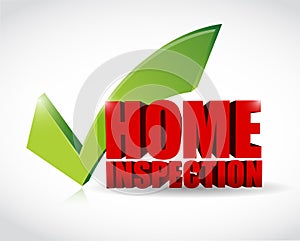 Home inspection approval check mark