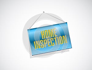 home inspection banner illustration design