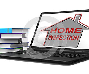 Home Inspection House Tablet Means Examine Property Safety And Q