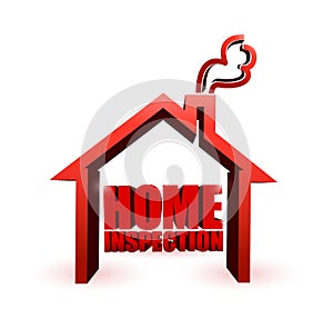 Home inspection illustration design graphic