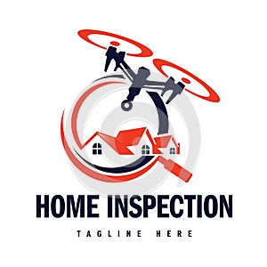 Home inspection logo design vector for realtor business