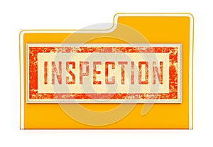 Home Inspection Report Folder Shows Property Condition Audit - 3d Illustration