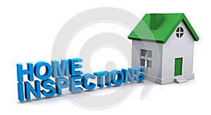 Home inspections on white