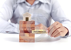 Home insurance concept