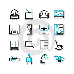 Home interior, drawing room