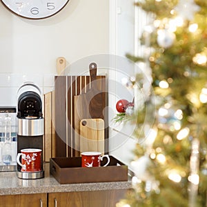 Home Interior Kitchen Christmas Coffee Cutting Boards
