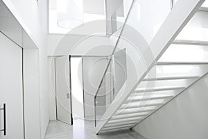 Home interior stair white architecture lobby photo