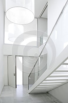 Home interior stair white architecture lobby