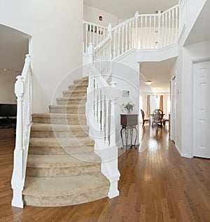 Home interior, staircase