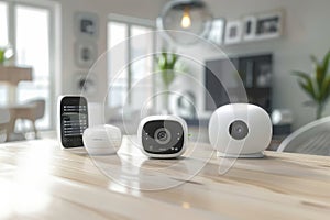 Home IoT connectivity enables extensive wireless control of integrated security systems with cameras and voice-operated alarms.