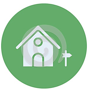 Home Isolated Vector Icon which can easily modify or edit