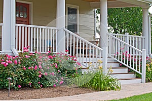 Home landscaping porch photo