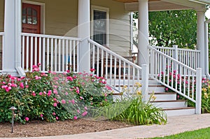 Home landscaping porch