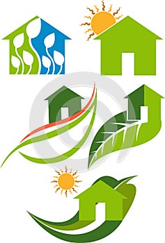 Home leaf logo