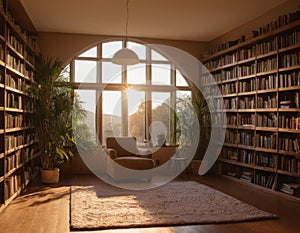 Home library and home for an introvert.