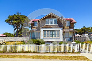Home of lightkeeper of Point Cabrillo Lighthouse