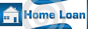 Home Loan Blue Square Horizontal