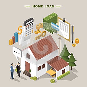 Home loan concept