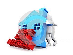 Home Loan 3D Generated image