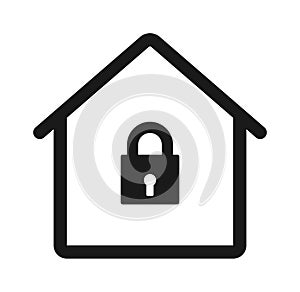 Home lock icon