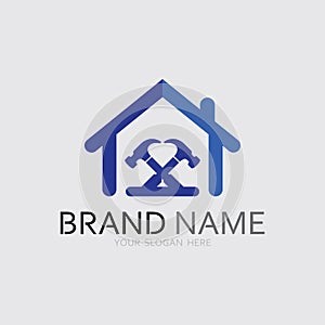 Home logo icon vector illustration design template.Home and house logo design vector, logo , architecture and building, design