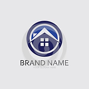 Home logo icon vector illustration design template.Home and house logo design vector, logo , architecture and building, design