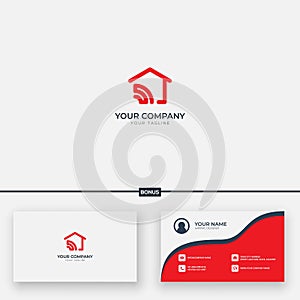 Home logo simple Connection House icon logo