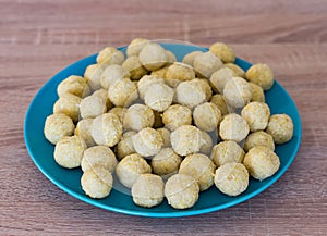 Home made almond balls