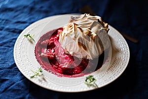 Home made Baked Alaska