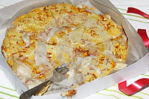 Home made buko pie crust