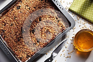 Home made cereal biscuit