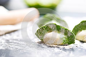 Home made Chinese dumplings