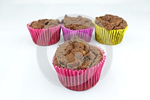 Home made chocolate cup cakes