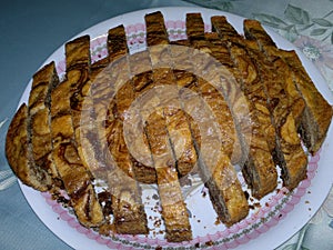 Home made chocolate marble Cake