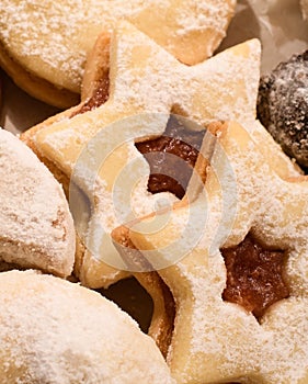 Home made Christmas cookies, Advent tradition of baking sweets