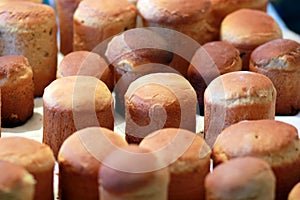 Home made Easter bread loaves