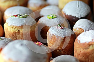 Home made Easter bread loaves