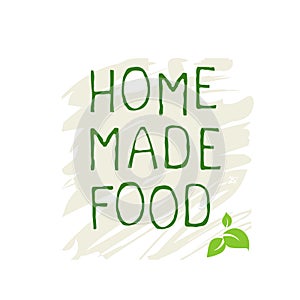 Home made food label and high quality product badges. Bio Organic product Pure healthy Eco food organic, bio and natural