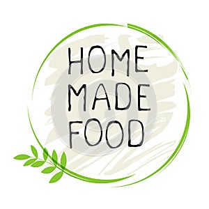 Home made food label and high quality product badges. Bio Organic product Pure healthy Eco food organic, bio and natural product