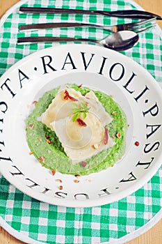 Home made ravioli