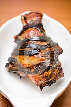 Home made Roasted pork knuckle