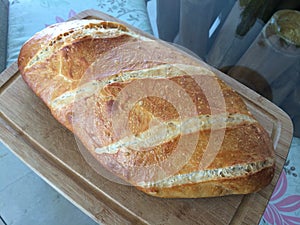 Home made sourdough loaf bread