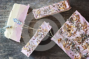 Home made vegetable soap