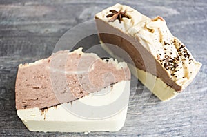 Home made vegetable soap