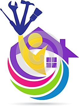 Home maintenance logo