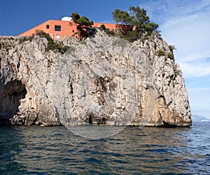 Home of Malaparte on Capri Island, Italy