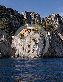 Home of Malaparte on Capri Island, Italy
