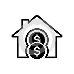 Home Money Investment Icon