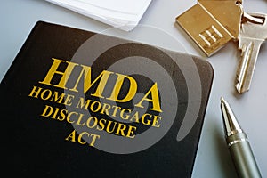 Home Mortgage Disclosure Act HMDA on the desk