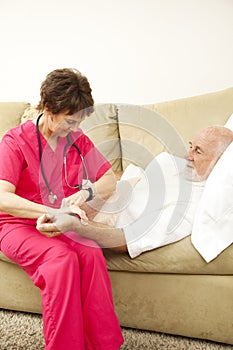 Home Nursing - Taking Pulse